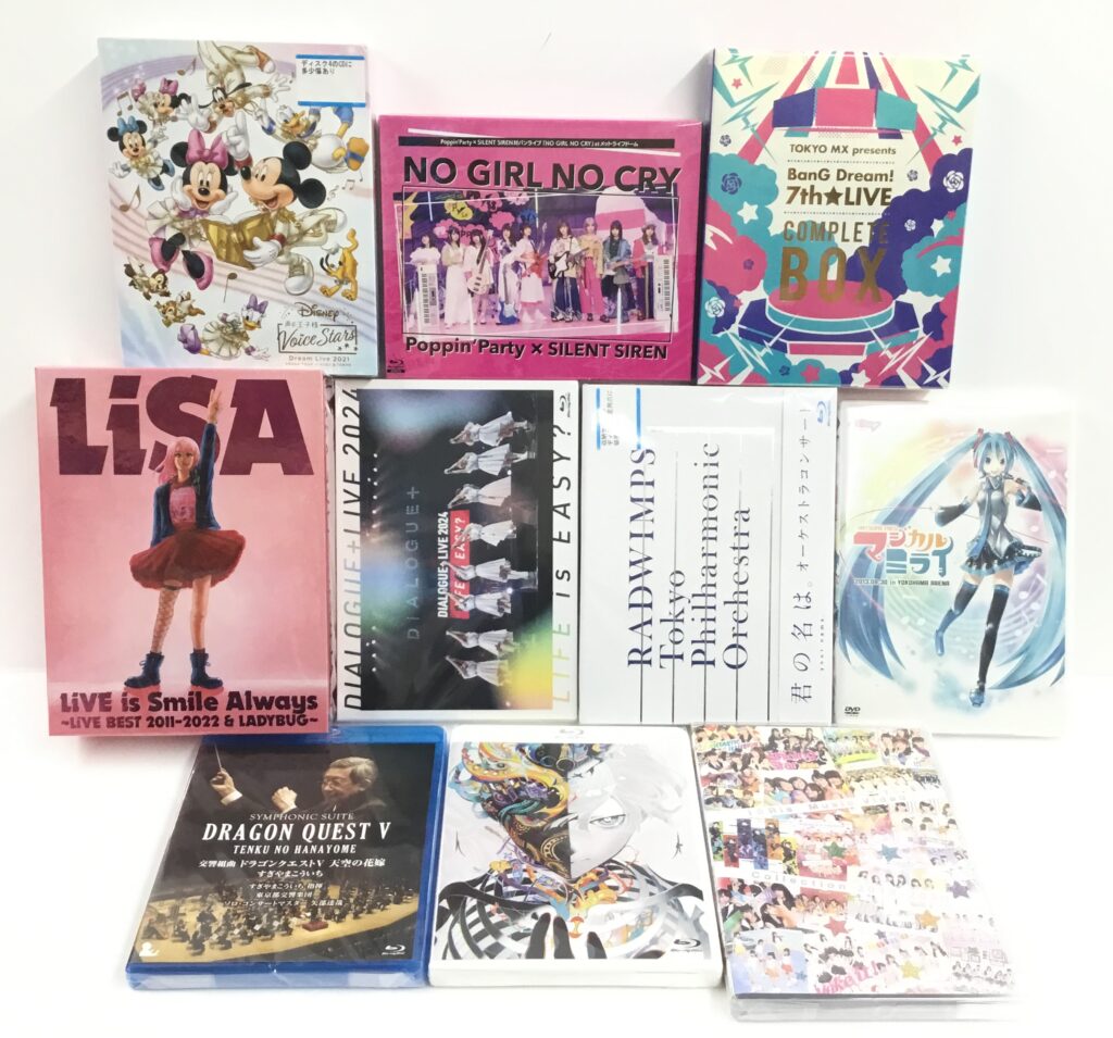 LIVE系BD＆DVD買取りました！！