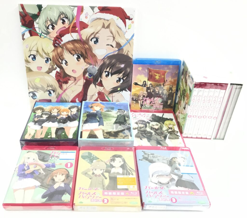 ガールズ＆パンツァーシリーズのアニメ買取りました！！