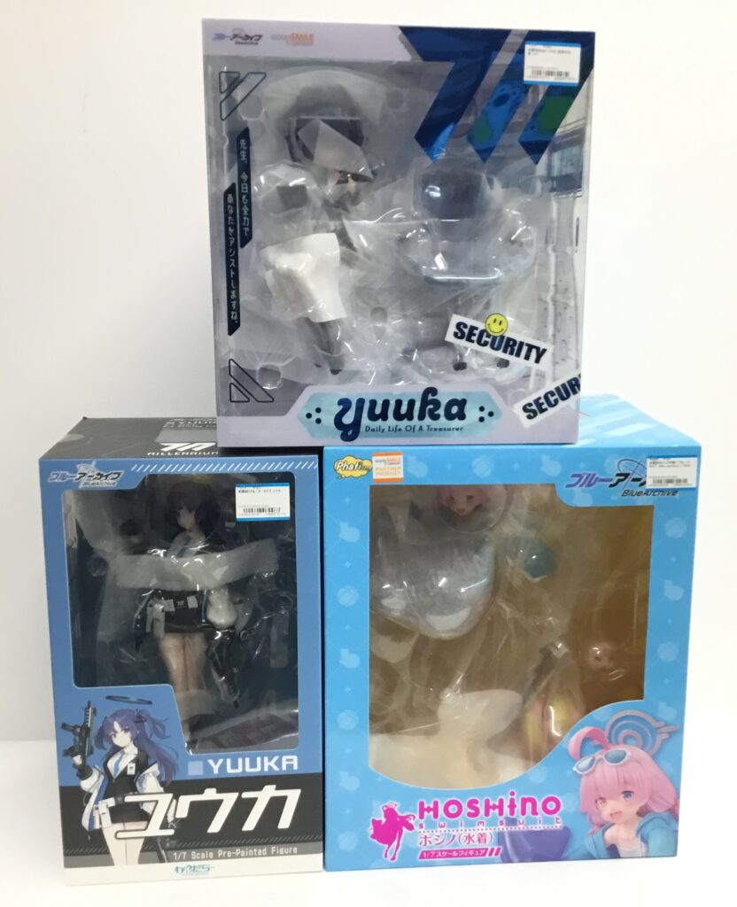 ブルーアーカイブ関連フィギュアを買取りました！