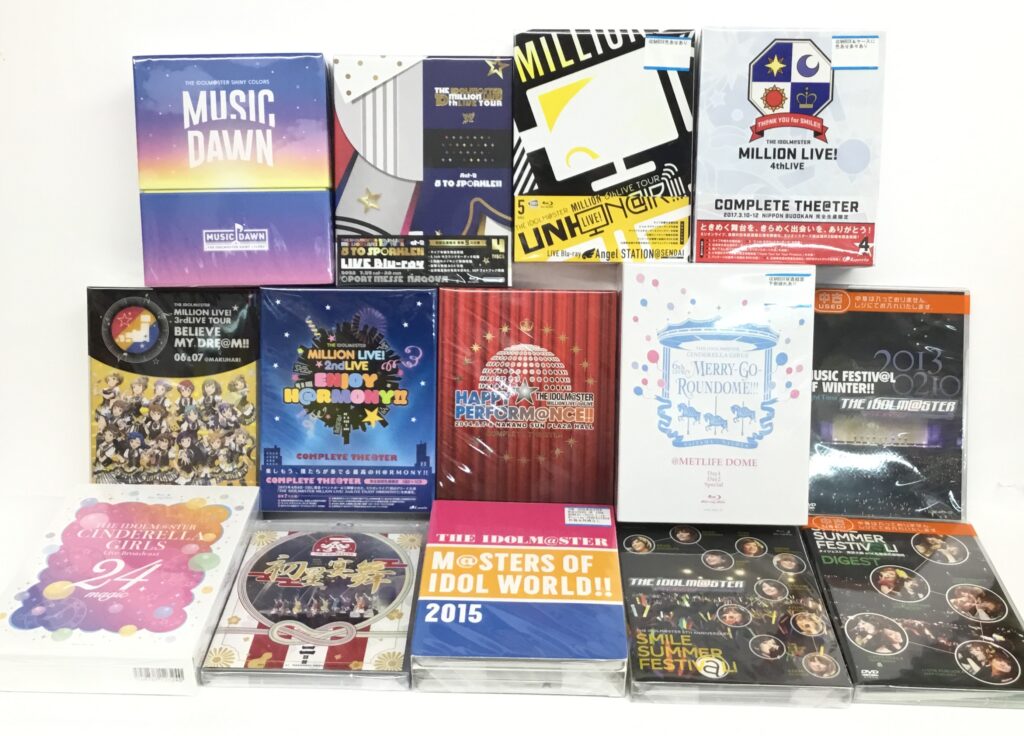 アイドルマスターシリーズのLIVE系BD＆DVD買取りました！！