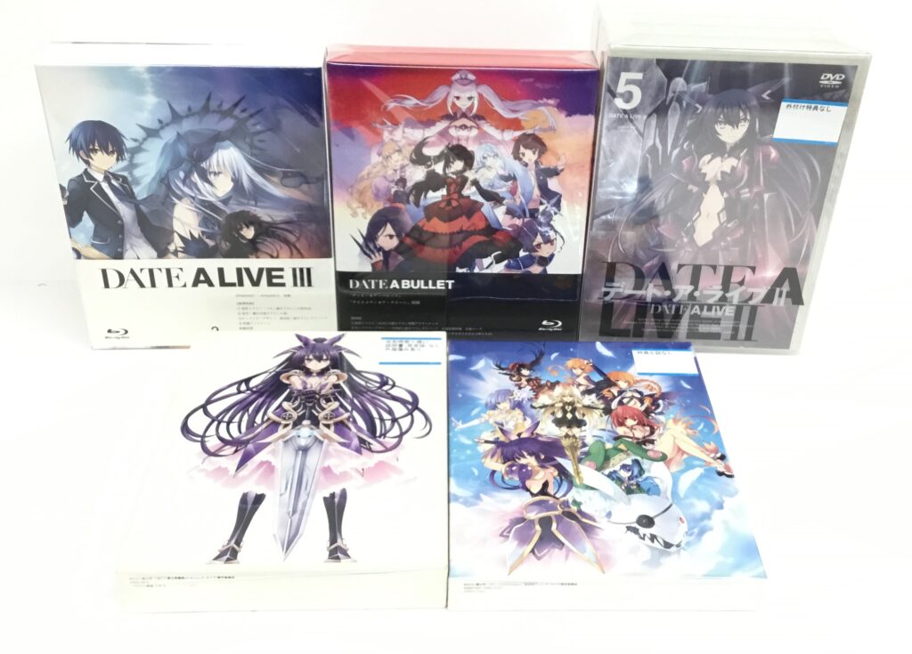 デート・ア・ライブシリーズのアニメも買取りました！！