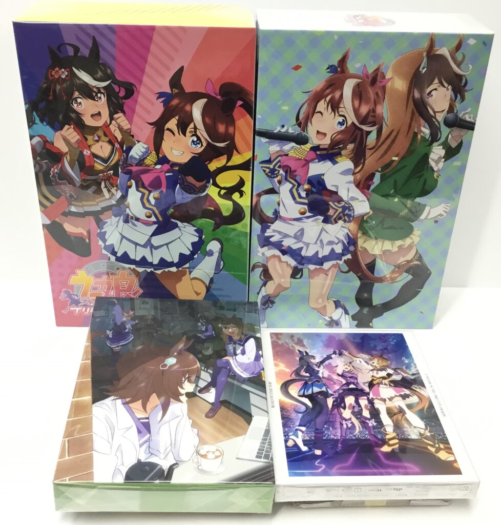 ウマ娘シリーズのアニメ全巻セット＆劇場版を買取りました！！