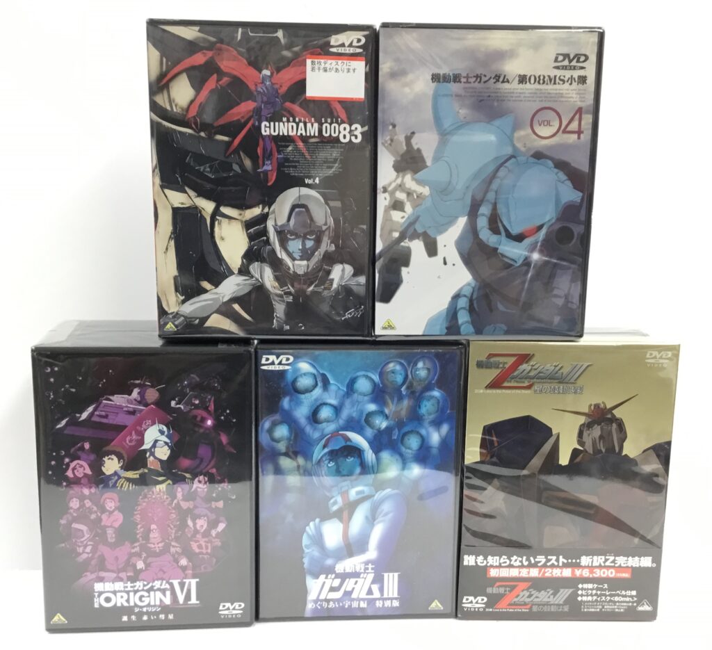 ガンダムシリーズのアニメ買取りました！！