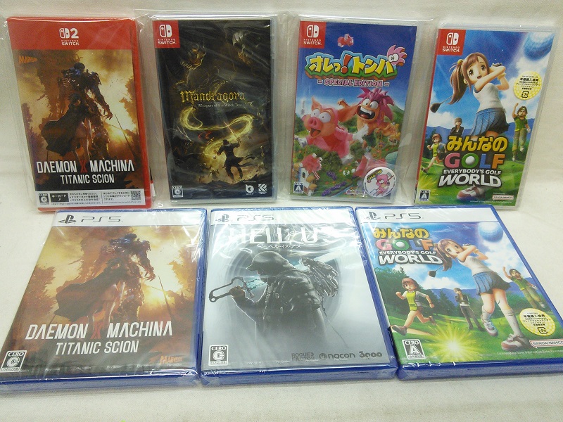 新作TVゲーム9月4日(木)/5日(金)発売!!