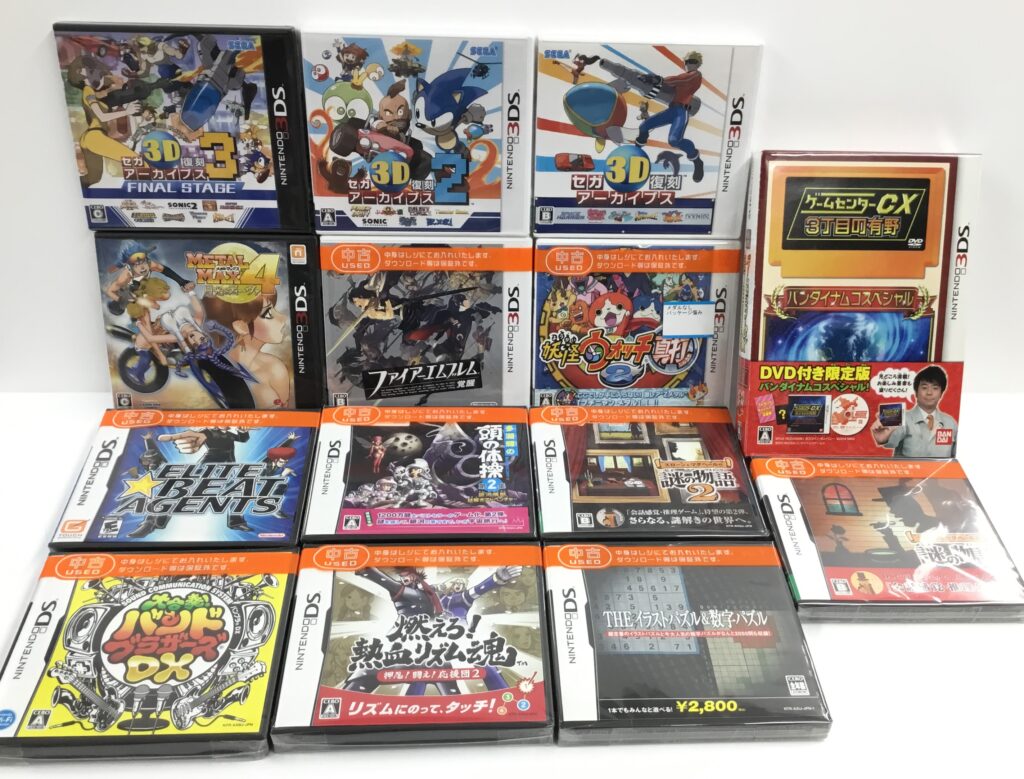 ニンテンドー3DS＆DSソフトを買取りました！！
