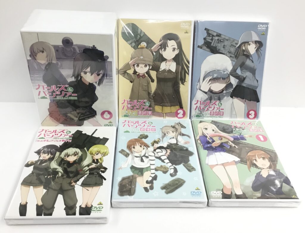 ガールズ＆パンツァーのアニメを買取りました！！
