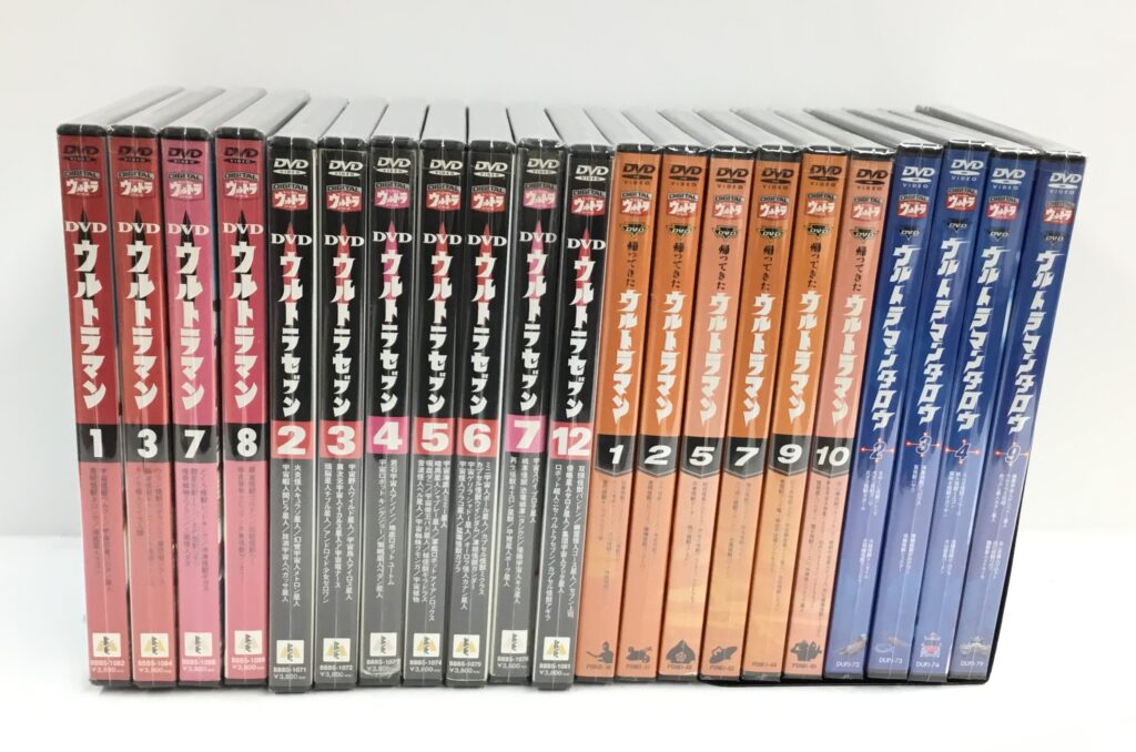 ウルトラマン単巻DVDいろいろ買取りました!!