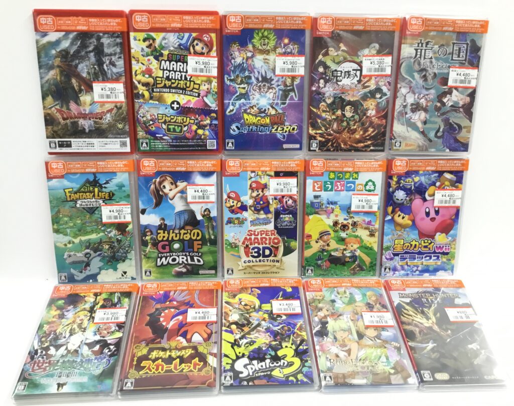 Switch2＆Switchソフトを買取りました！！