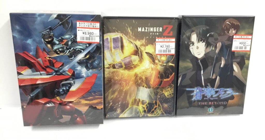 ロボットアニメ買取りました！！
