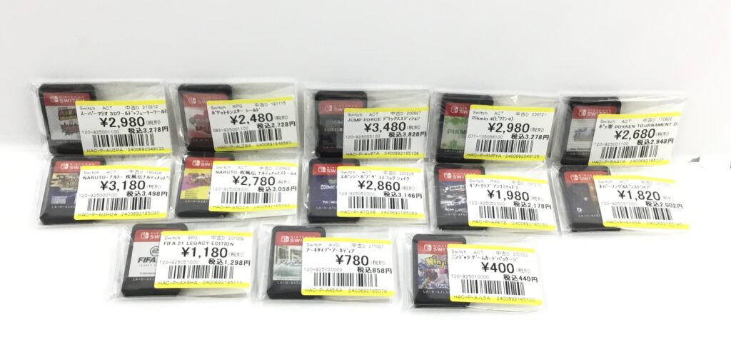 Switchソフト買取りました！！