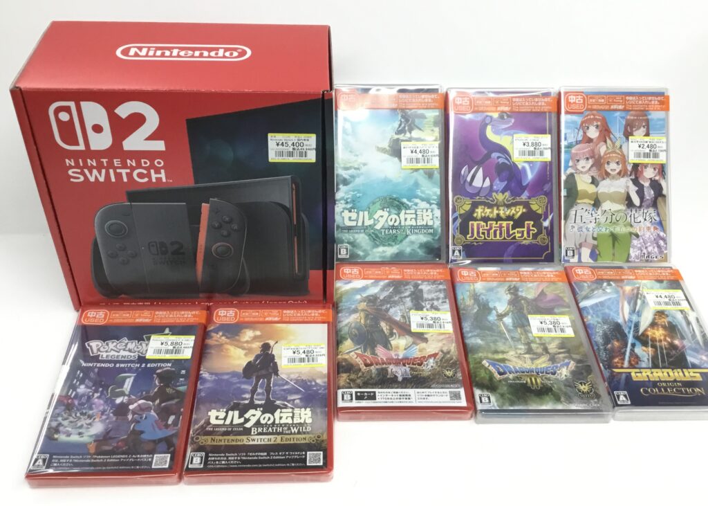 Switch2本体＆ソフト等を買取りました！！