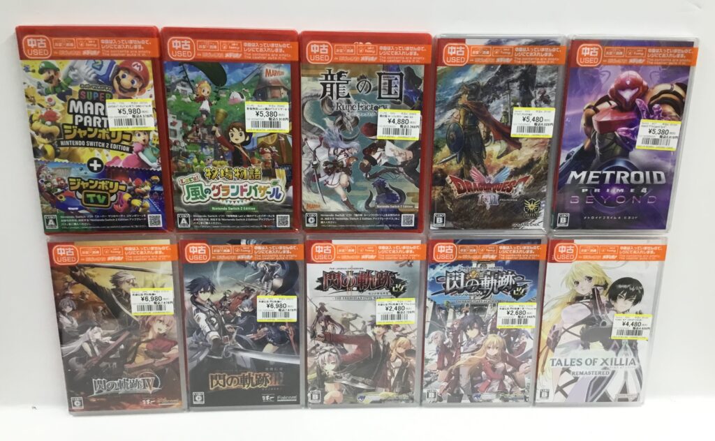 Switch2＆Switchソフトを買取りました！！