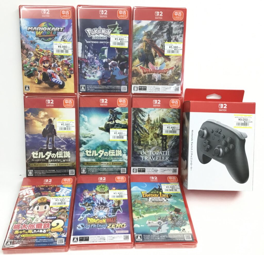 Switchソフトを買取りました！！