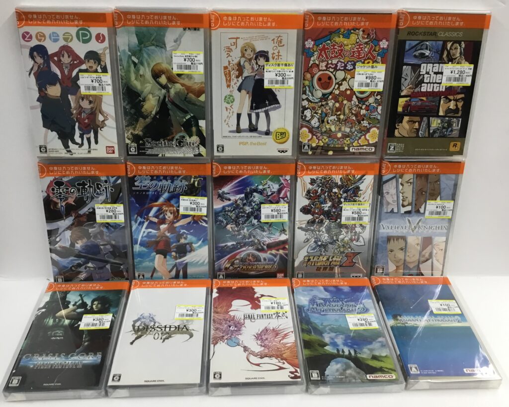 PSPソフト買取りました！！