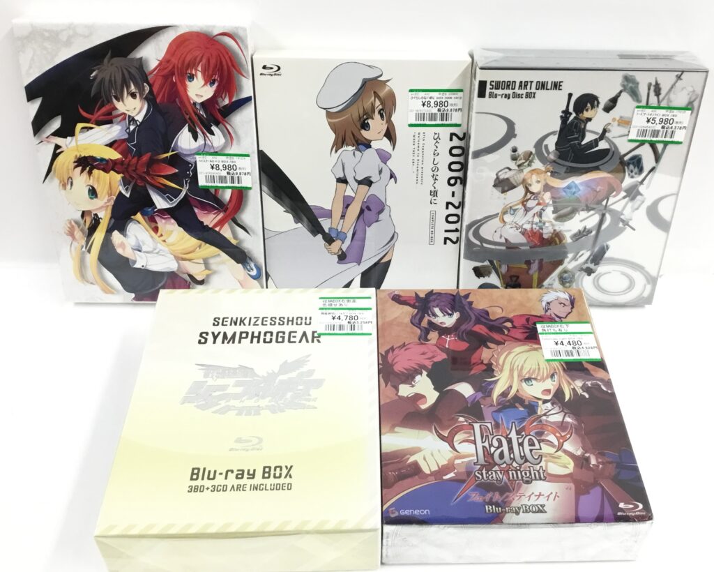 アニメBlu-ray BOXを買取りました!!