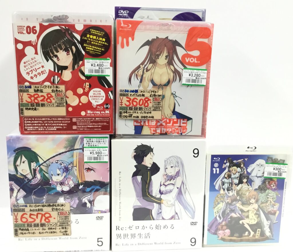 ライトノベル原作アニメ全巻セット買取りました!!