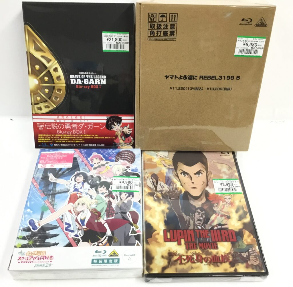3月末発売の新作アニメBD買取りました!!