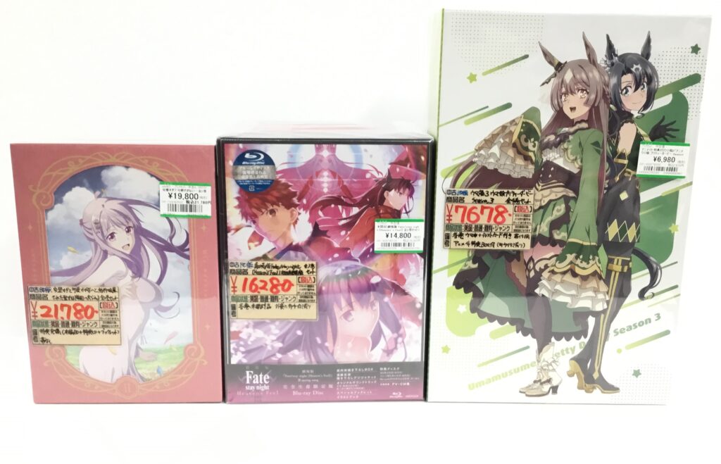 アニメBD全巻セット買取りました!!