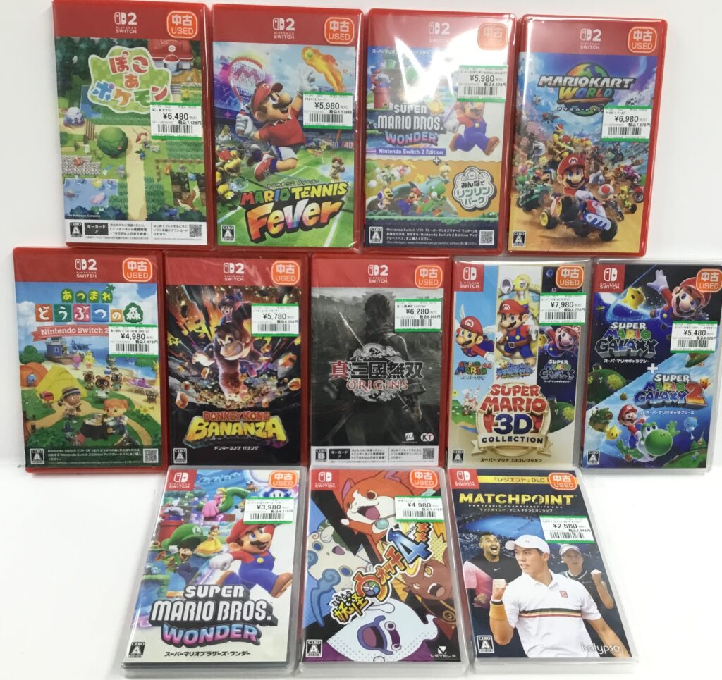 ニンテンドースイッチ2＆スイッチソフト買取りました!!