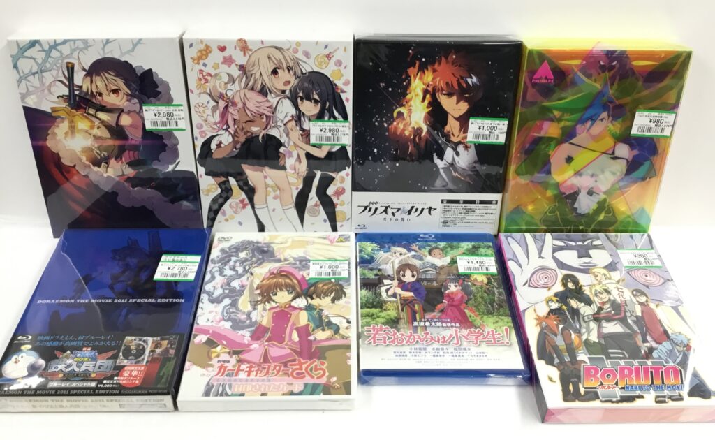 劇場版アニメBD等を買取りました!!