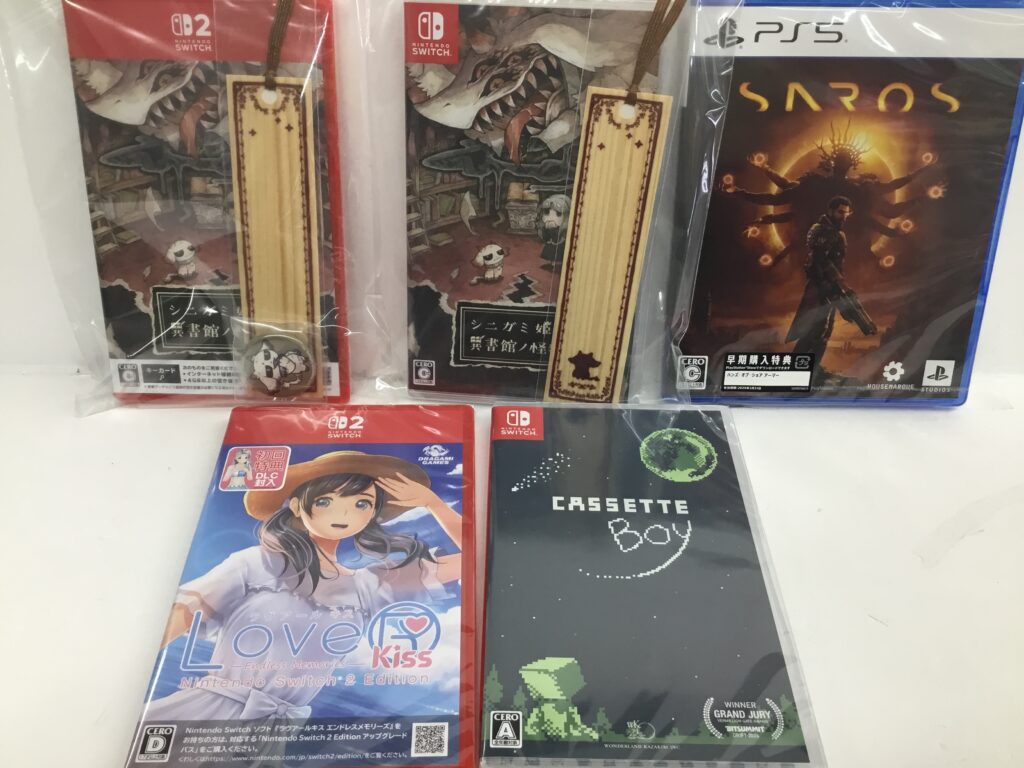 新作TVゲーム4月30日(木)発売!!