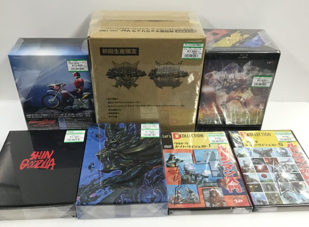特撮BD＆DVDを買取りました!!