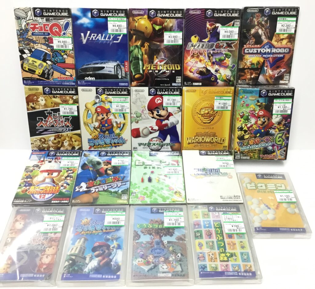 ゲームキューブソフト買取りました!!