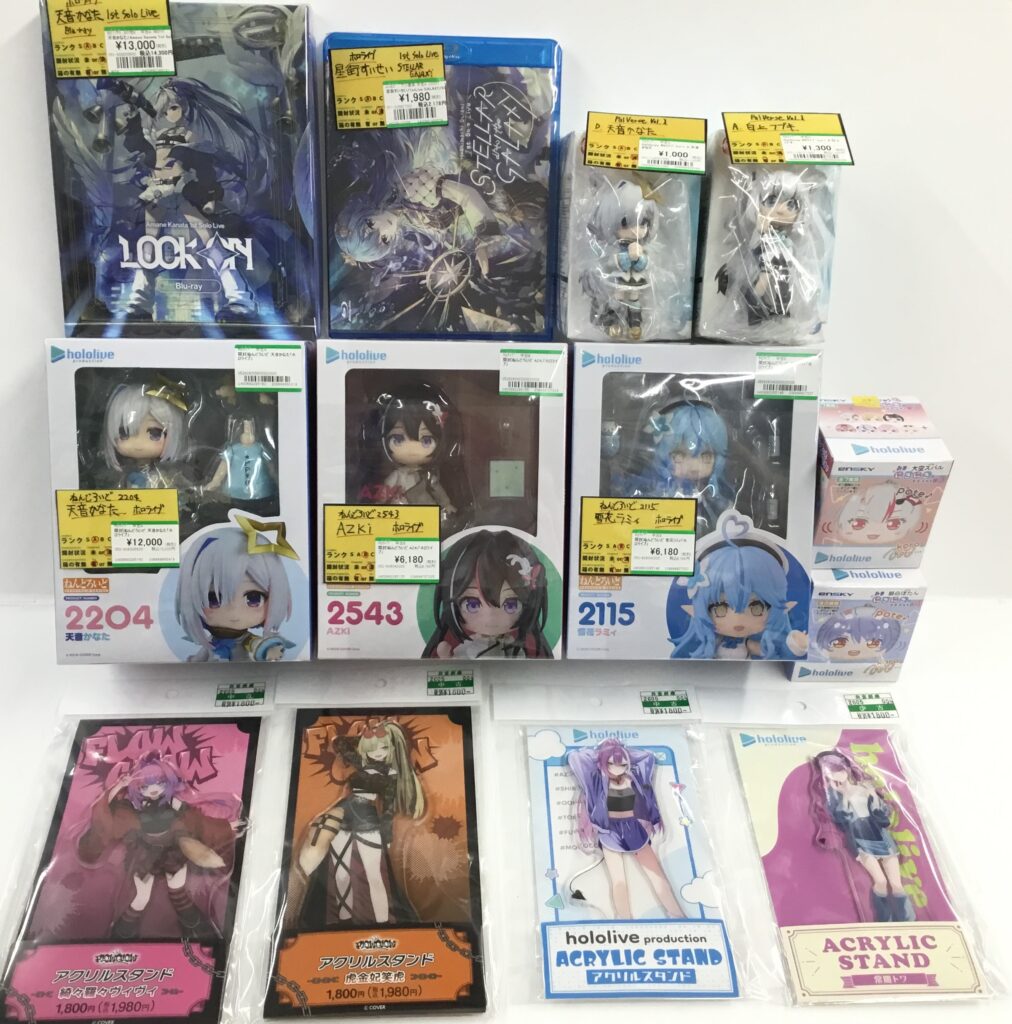 ホロライブ関連の映像＆グッズ買取りました!!