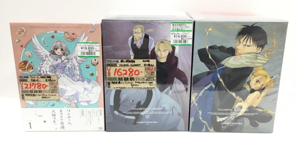 コミック原作アニメBD全巻セット買取りました!!