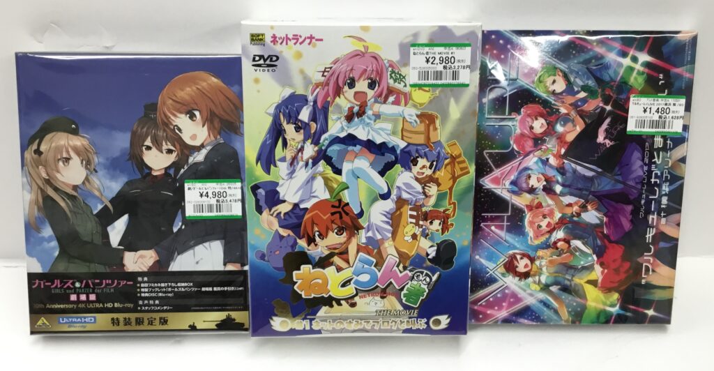 アニメ関連BD＆DVD買取りました!!