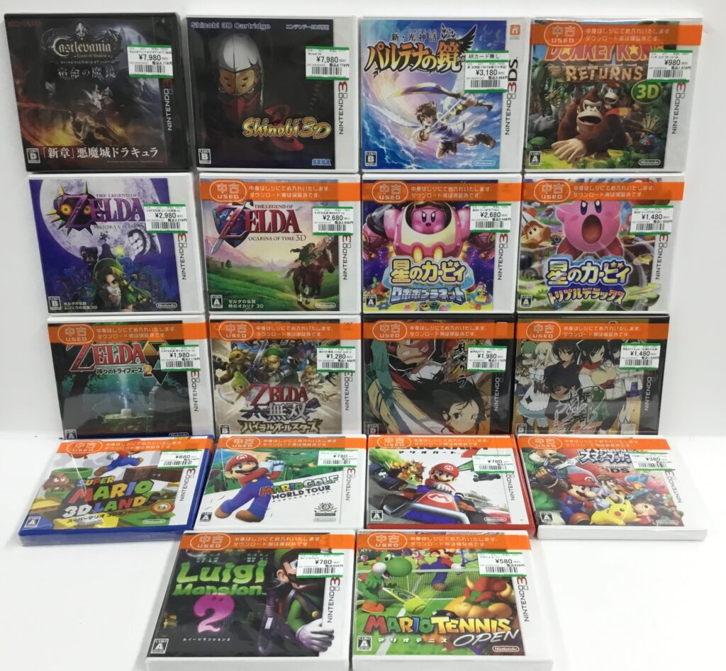 ややなつかしレトロゲーム買取りました!!