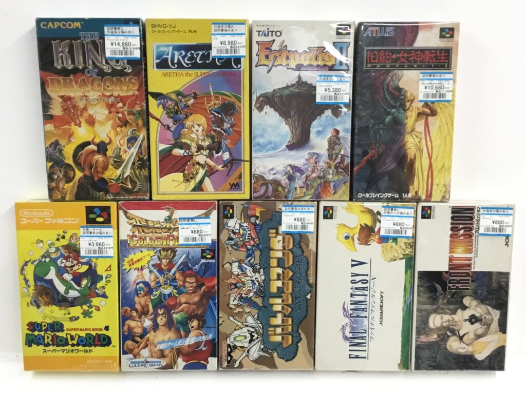 レトロゲームよりSFCソフト買取りました!!