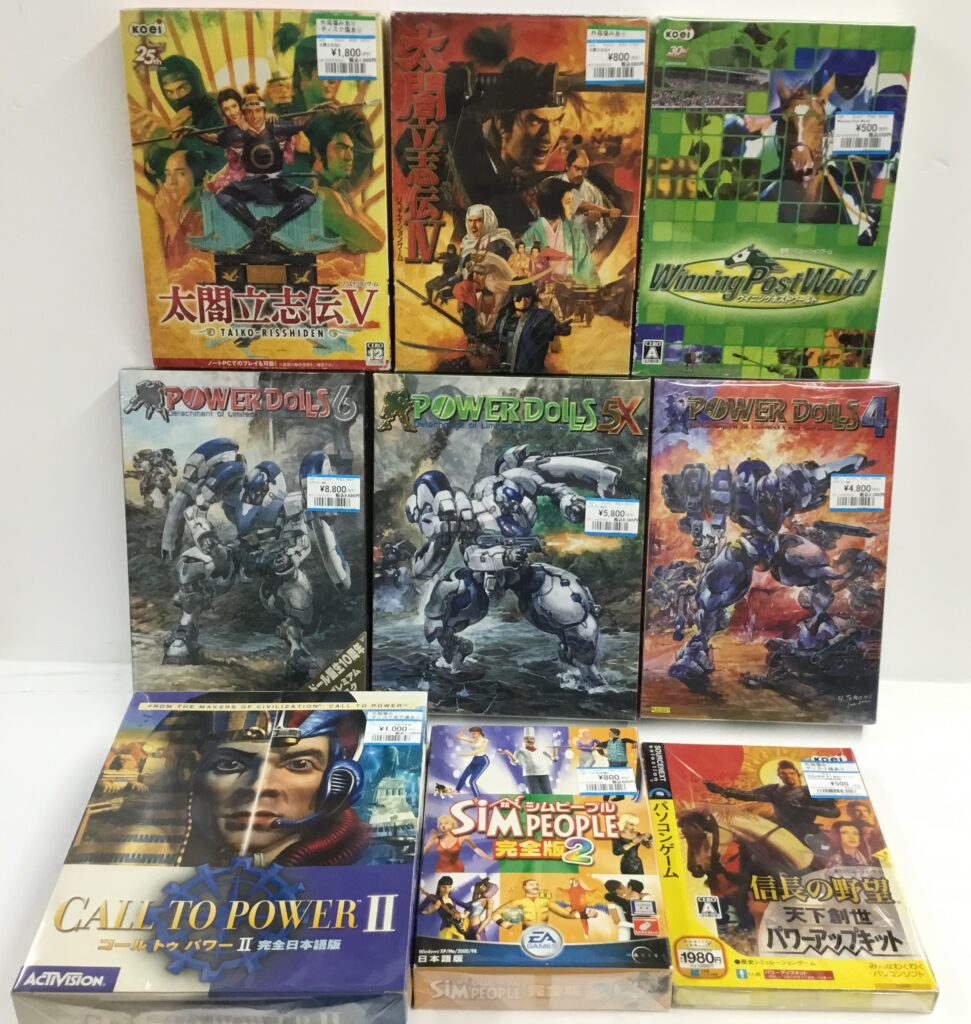 一般PCゲーム買取りました!!