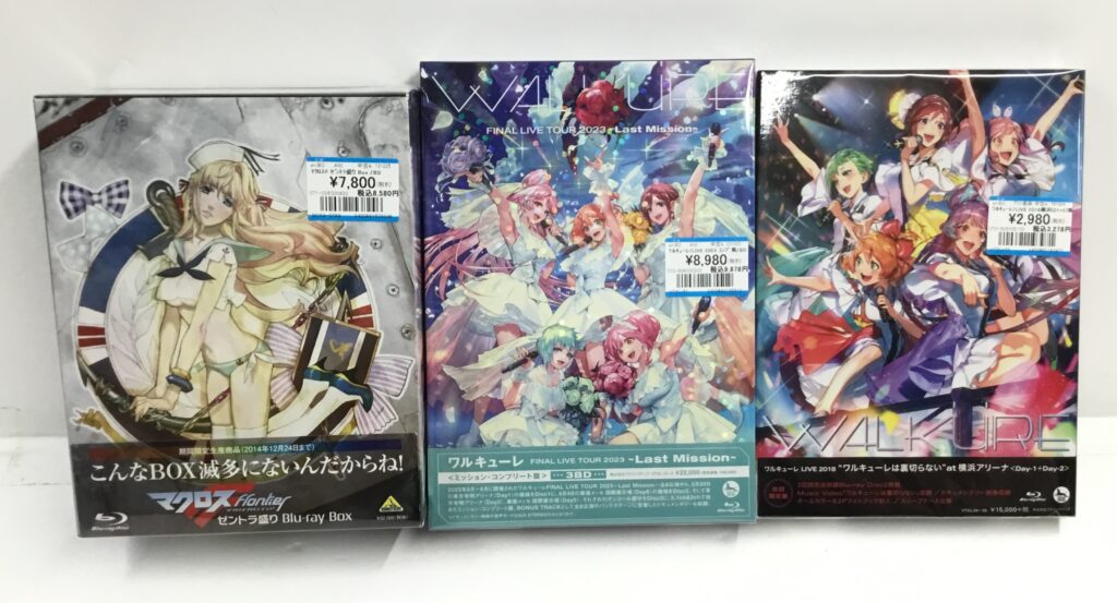 マクロス関連アニメ＆LIVE BD買取りました!!