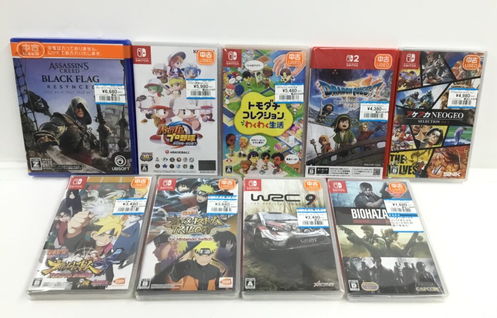 Switch2＆Switch＆PS5ソフト買取りました！！