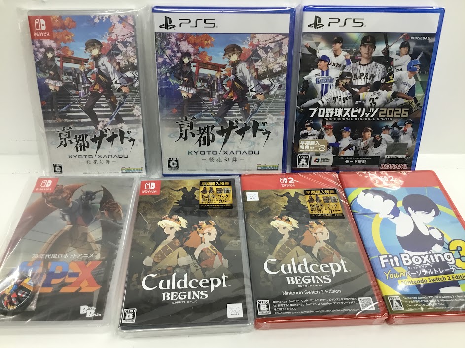 新作TVゲーム7月16日(木)発売!!