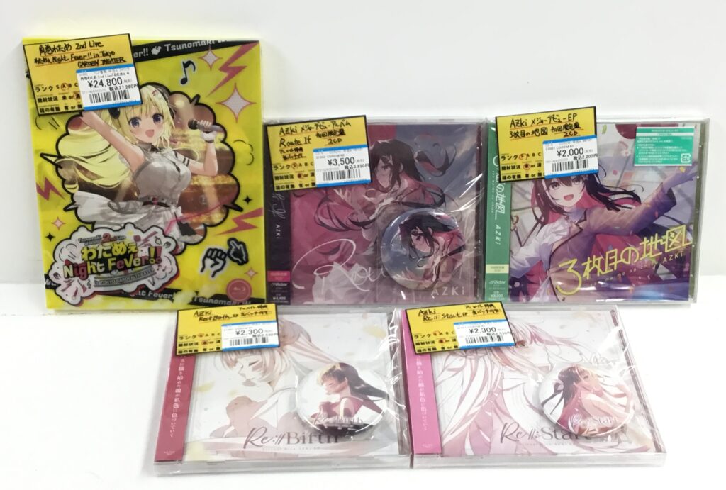 ホロライブ関連の映像＆グッズ買取りました!!