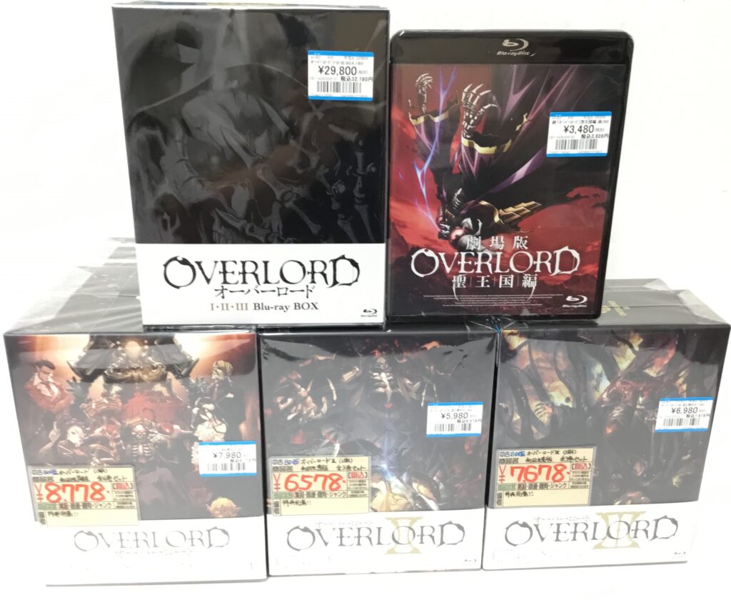 アニメBD全巻セット等を買取りました!!