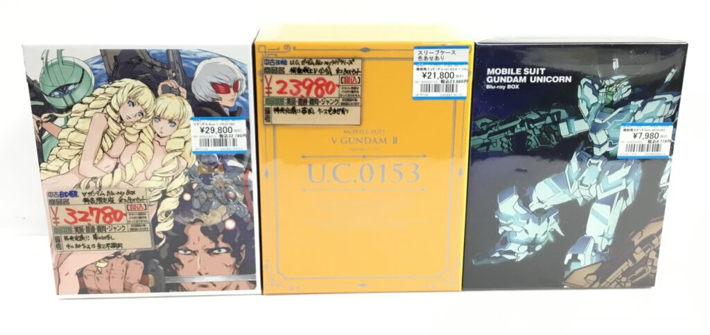 ガンダムアニメBD買取りました!!