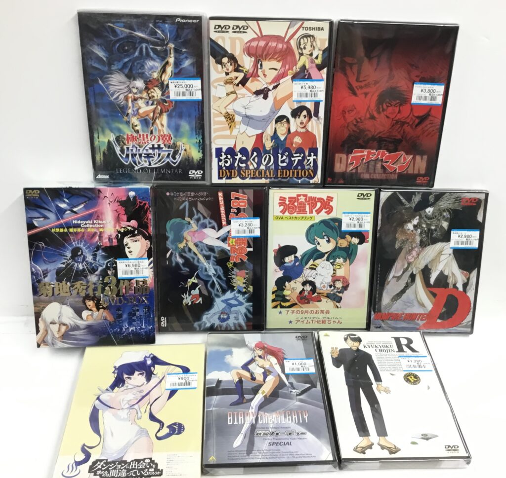 かなり懐かしめなOVAアニメ買取りました!!