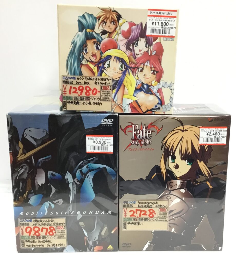 アニメDVD全巻セット買取りました!!