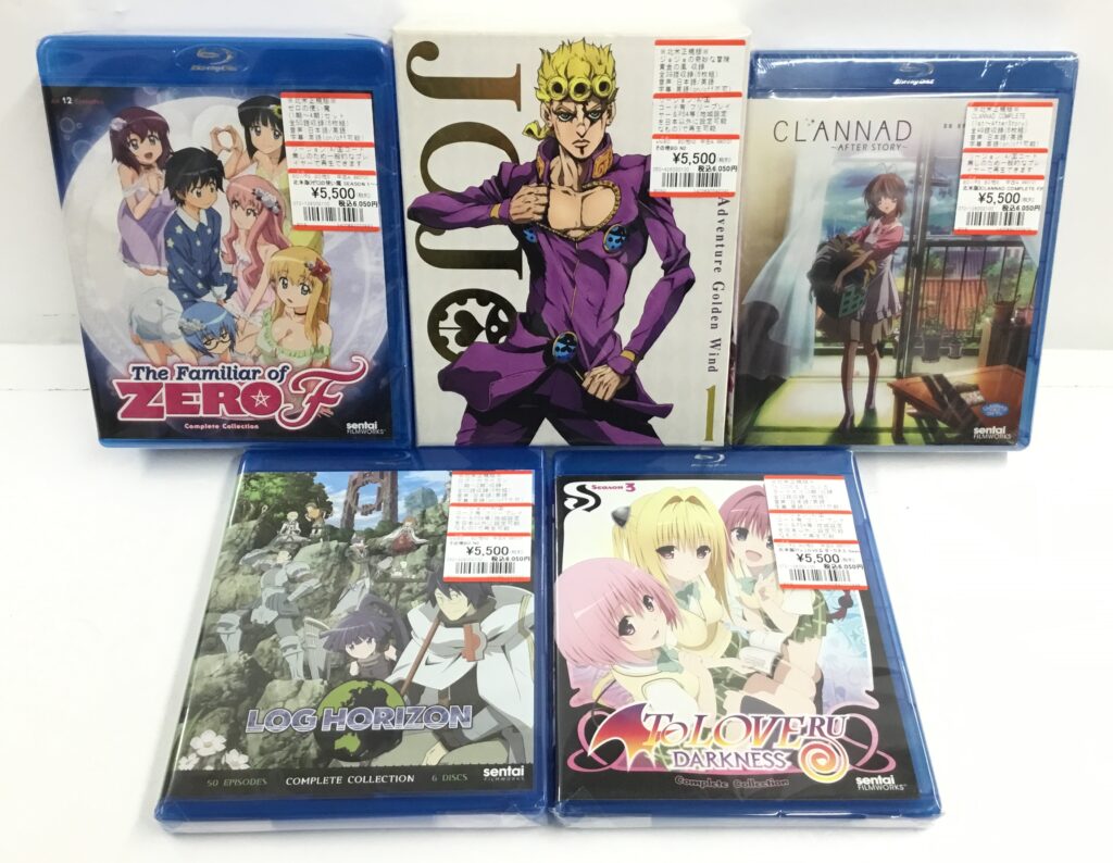 「海外版アニメBD(Import)」買取りました！！